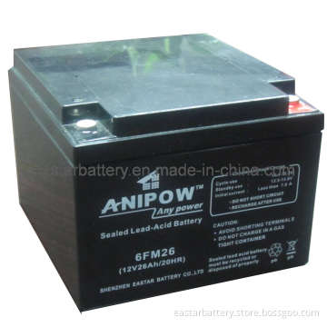 Deep Cycle Sla Battery 12V26ah (EDC12-100)